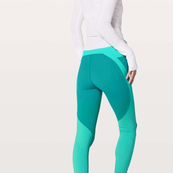 NWT LULULEMON TRAIN TIMES 7/8 PANT BLOCKED - 10 - Picture 2 of 8